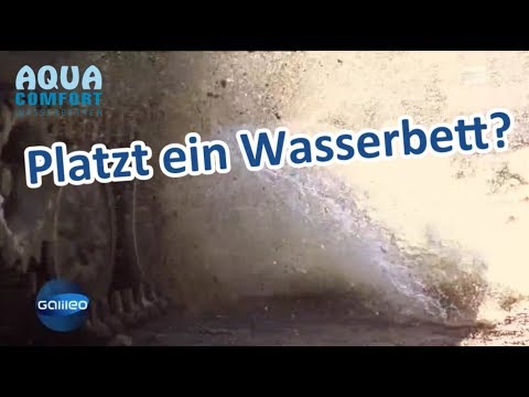 Kann ein Wasserbett platzen?