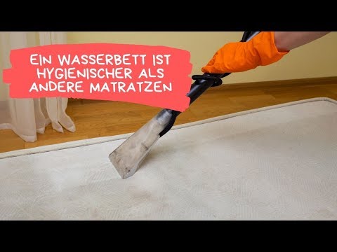 Ein Wasserbett ist hygienischer als andere Matratzen