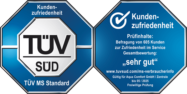 TÜV SÜD geprüfte Kundenzufriedenheit